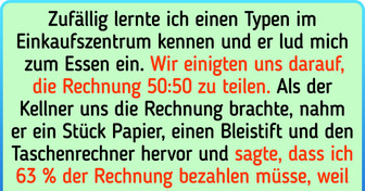 20 Personen, die ein Restaurant besucht und dort eine einmalige Erfahrung gemacht haben