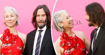 Keanu Reeves und Alexandra Grant küssen sich liebevoll bei der MOCA-Gala 2023 und wir können bereits die Hochzeitsglocken läuten hören