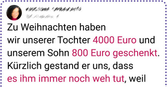 Ich habe meiner Tochter ein viel teureres Geschenk gemacht als meinem Sohn, und ich frage mich, ob es falsch war, was ich getan habe