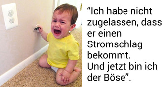 18 lustige Gründe, warum ein Kind zu weinen anfing