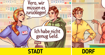 14 Situationen, in denen sich Stadtbewohner und Dorfbewohner sehr unterschiedlich verhalten