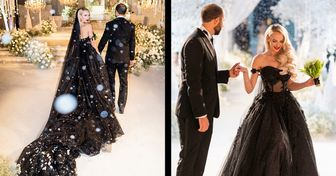 10+ Promi-Bräute, die sich statt traditionell Weiß für etwas Außergewöhnliches entschieden haben