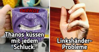 15 witzige Beiträge darüber, was es wirklich bedeutet, Linkshänder in einer Welt voller Rechtshänder zu sein