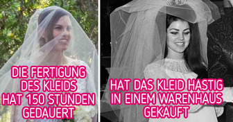 9 prominente Frauen, deren Hochzeitskleider für mehr Wirbel gesorgt haben als die Hochzeit selbst