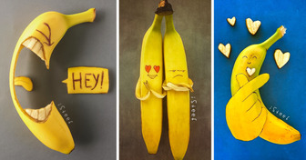 Ein Künstler fand einen Weg, seine Liebe zum Leben durch Bananen auszudrücken