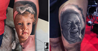 Ein wahnsinnig talentierter Tattoo-Künstler kreiert realistische Portraits, von denen wir unseren Blick nicht abwenden können