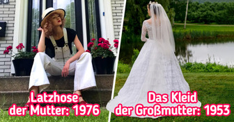 19 Menschen, die alte Familienkleider retten und beweisen, dass in der Welt der Mode alles wiederkommt