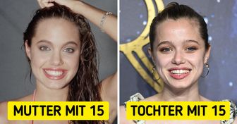 15 Foto-Vergleiche von Promis und ihren Kindern im selben Alter