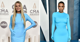 16 Paare von Prominenten mit unterschiedlichen Figurtypen wählten die gleichen Outfits, und es fällt uns schwer zu entscheiden, wer am elegantesten aussah