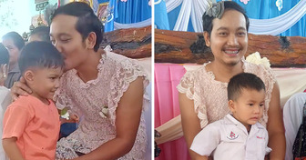 Ein alleinerziehender Vater erschien in einem Kleid in der Schule seiner Söhne und hatte einen süßen Grund dafür