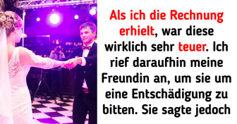 Ich musste von einem meiner Hochzeitsgäste Geld verlangen, da dieser unerwartete Begleitung dabei hatte