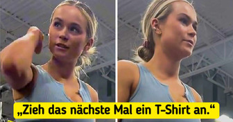 Junge Mutter wird im Fitnessstudio von einem Fremden beschimpft