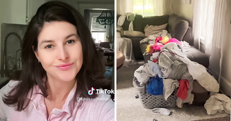 Genervte Ehefrau hört auf, die Hausarbeit zu erledigen, nachdem ihr Ehemann ihr vorwirft, im Haus “nichts” zu tun