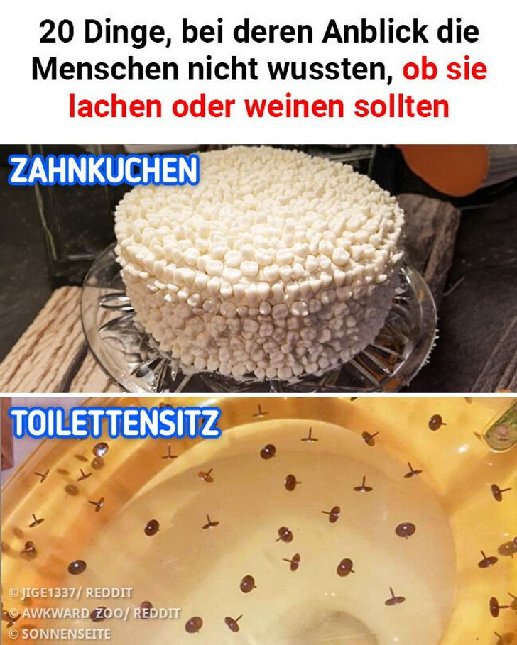 20 Dinge, bei deren Anblick die Menschen nicht wussten, ob sie lachen oder weinen sollten