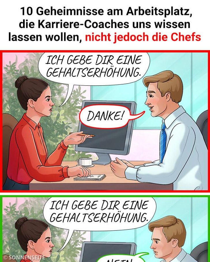 10 Geheimnisse am Arbeitsplatz, die Karriere-Coaches uns wissen lassen wollen, nicht jedoch die Chefs