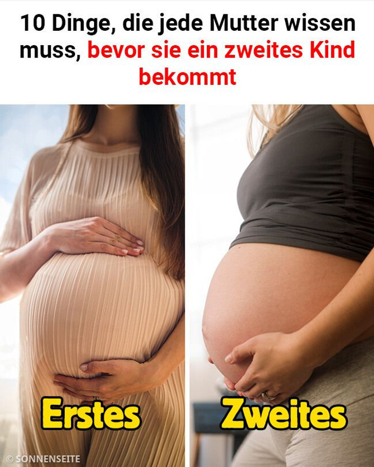 10 Dinge, die jede Mutter wissen muss, bevor sie ein zweites Kind bekommt