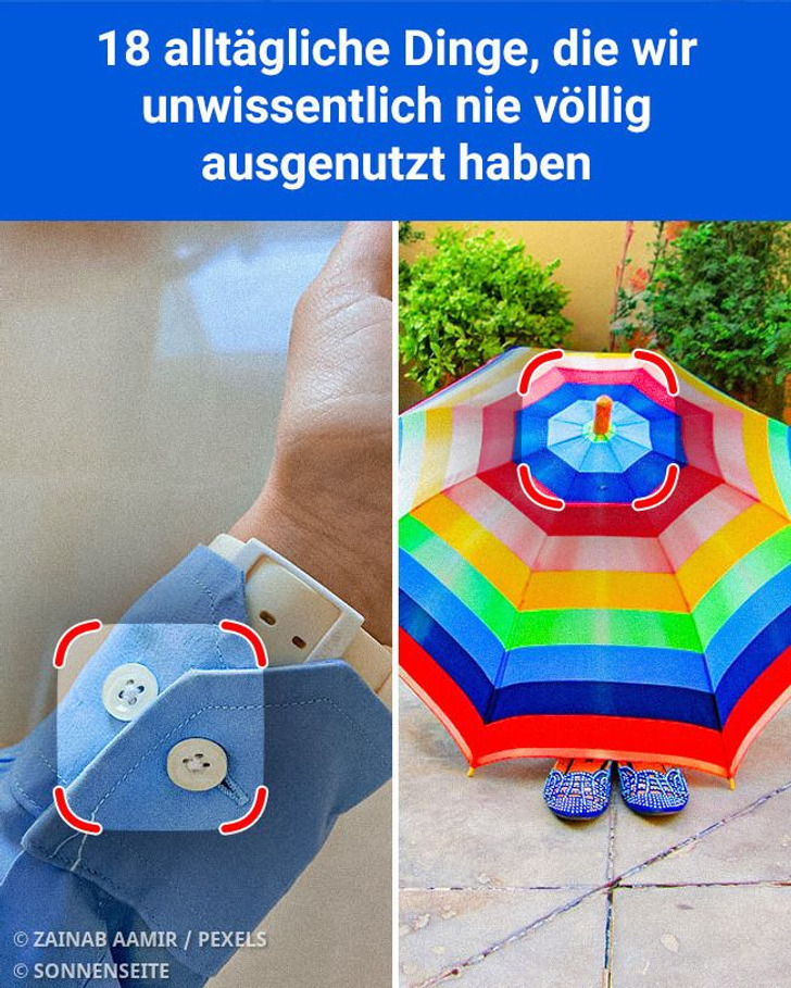 18 alltägliche Dinge, die wir unwissentlich nie völlig ausgenutzt haben