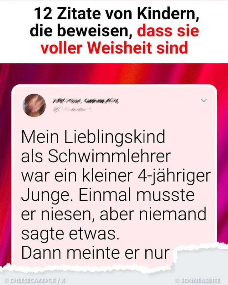 12 Zitate von Kindern, die beweisen, dass sie voller Weisheit sind