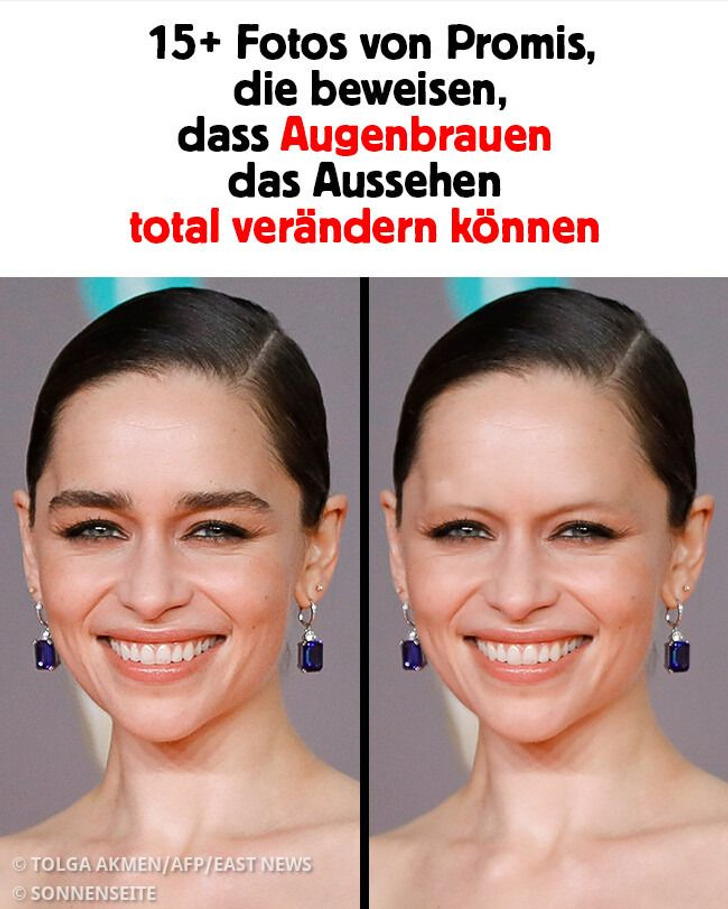 15+ Fotos von Promis, die beweisen, dass Augenbrauen das Aussehen total verändern können