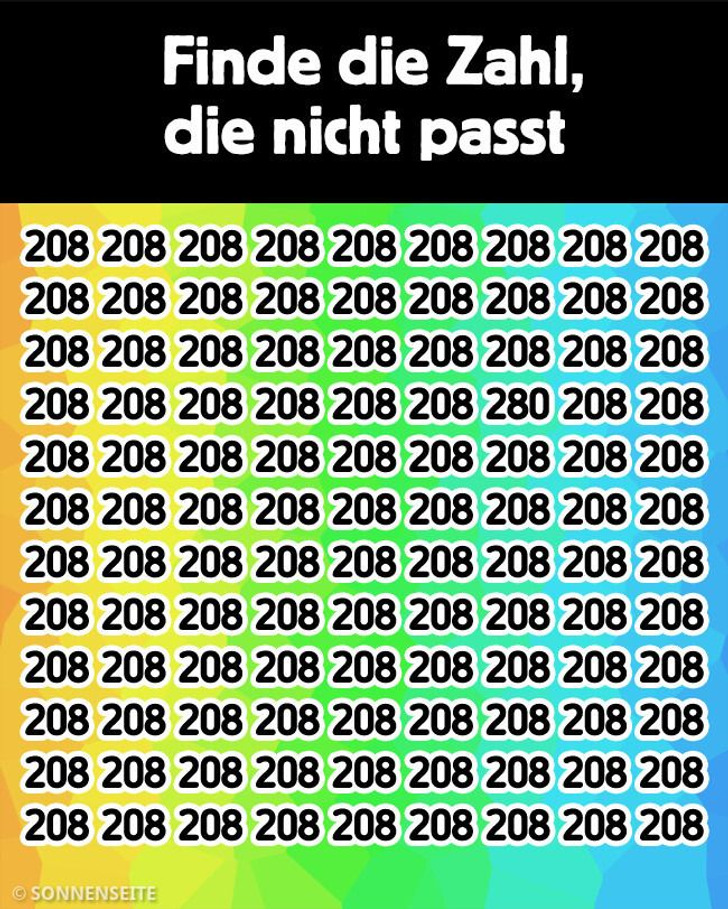 10 visuelle Rätsel, die dich auf die Probe stellen und dich schlauer machen