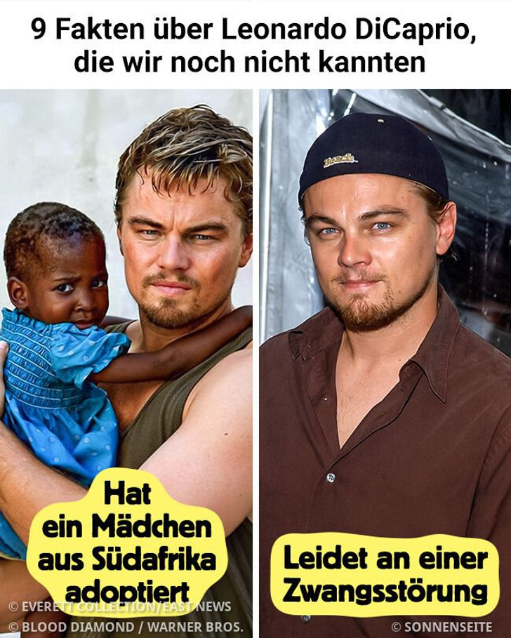 9 Fakten über Leonardo DiCaprio, die wir noch nicht kannten