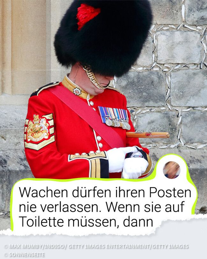 Wie die Wachen sich während des Dienstes entspannen und 7 weitere Fakten über den Beruf der königlichen Garde