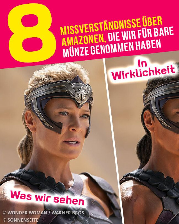 8 Missverständnisse über Amazonen, die wir für bare Münze genommen haben