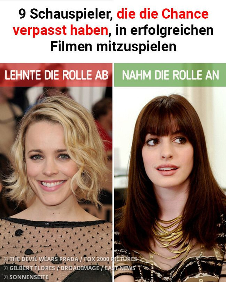9 Schauspieler, die die Chance verpasst haben, in erfolgreichen Filmen mitzuspielen