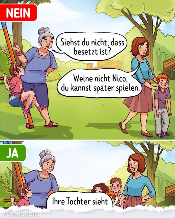 14 Arten, wie man die Eltern von anderen Kindern zurechtweisen kann, wenn man nichts anderes mehr sagen kann