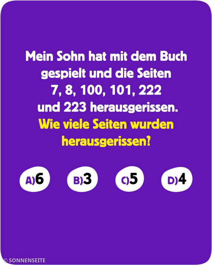 Quiz: Wie lange brauchst du, um die richtige Antwort zu finden?