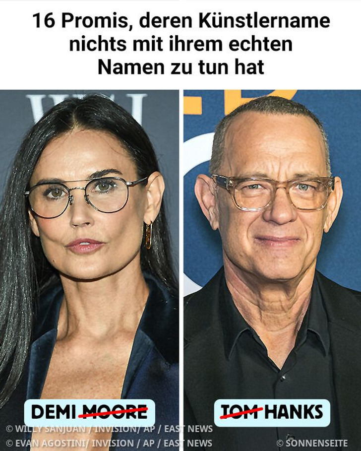 16 Promis, deren Künstlername nichts mit ihrem echten Namen zu tun hat