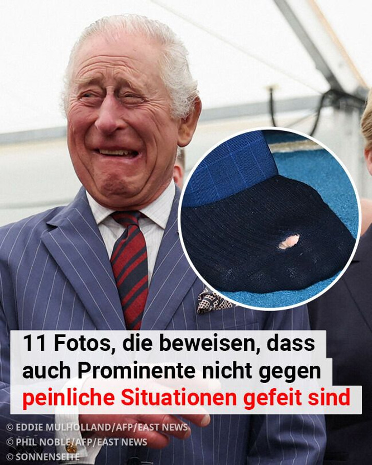 11 Fotos, die beweisen, dass auch Prominente nicht gegen peinliche Situationen gefeit sind