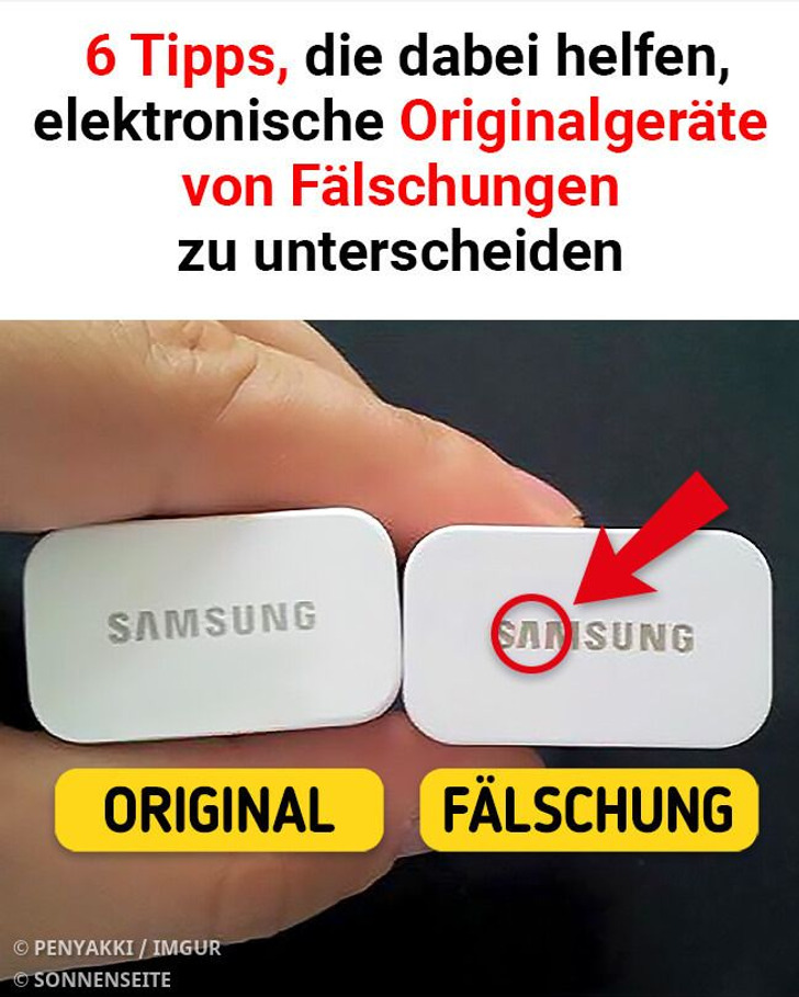 6 Tipps, die dabei helfen, elektronische Originalgeräte von Fälschungen zu unterscheiden
