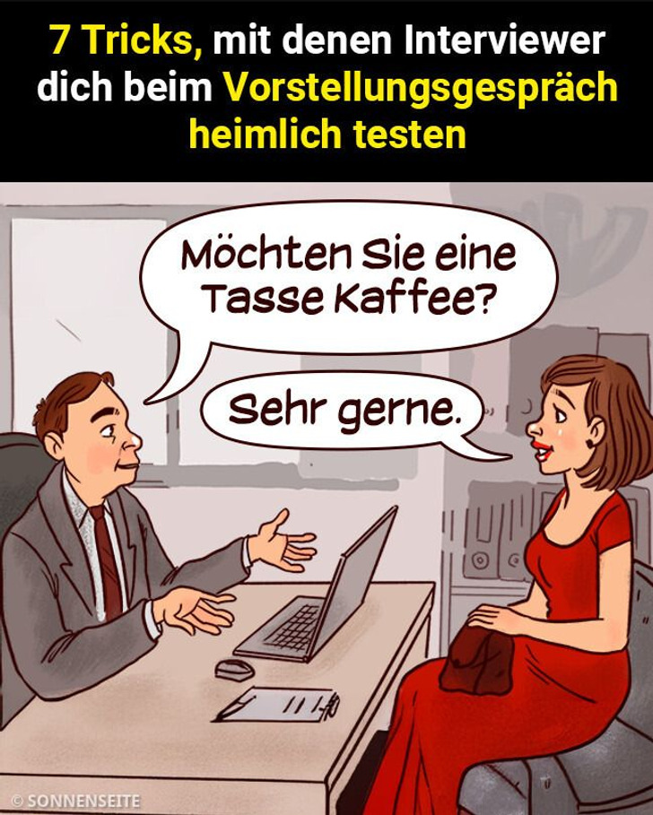 7 Tricks, mit denen Interviewer dich beim Vorstellungsgespräch heimlich testen