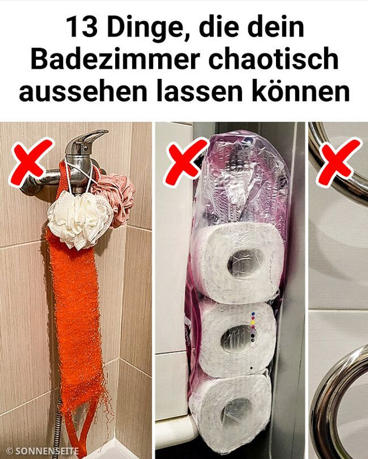 13 Dinge, die dein Badezimmer chaotisch aussehen lassen können