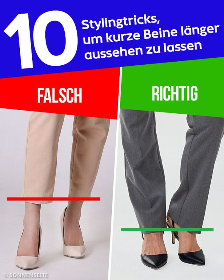 10 Stylingtricks, um kurze Beine länger aussehen zu lassen