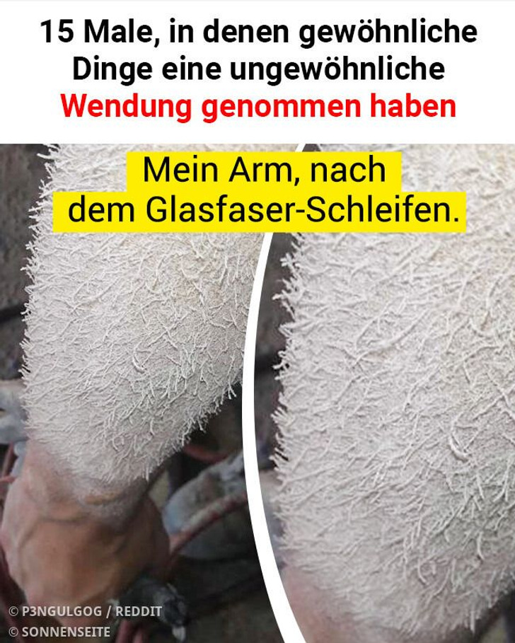 15 Male, in denen gewöhnliche Dinge eine ungewöhnliche Wendung genommen haben