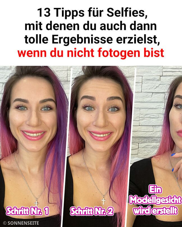 13 Tipps für Selfies, mit denen du auch dann tolle Ergebnisse erzielst, wenn du nicht fotogen bist