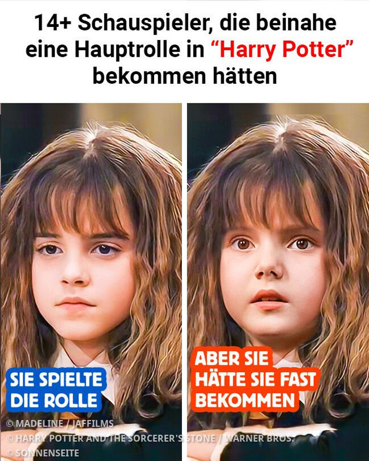14+ Schauspieler, die beinahe eine Hauptrolle in “Harry Potter” bekommen hätten