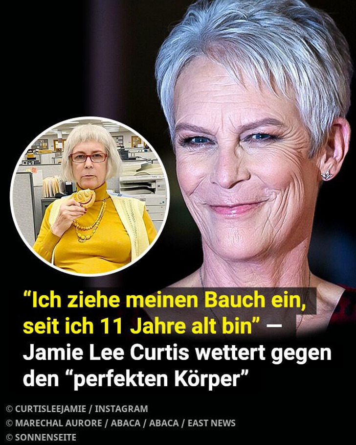 “Ich ziehe meinen Bauch ein, seit ich 11 Jahre alt bin” — Jamie Lee Curtis wettert gegen den “perfekten Körper”