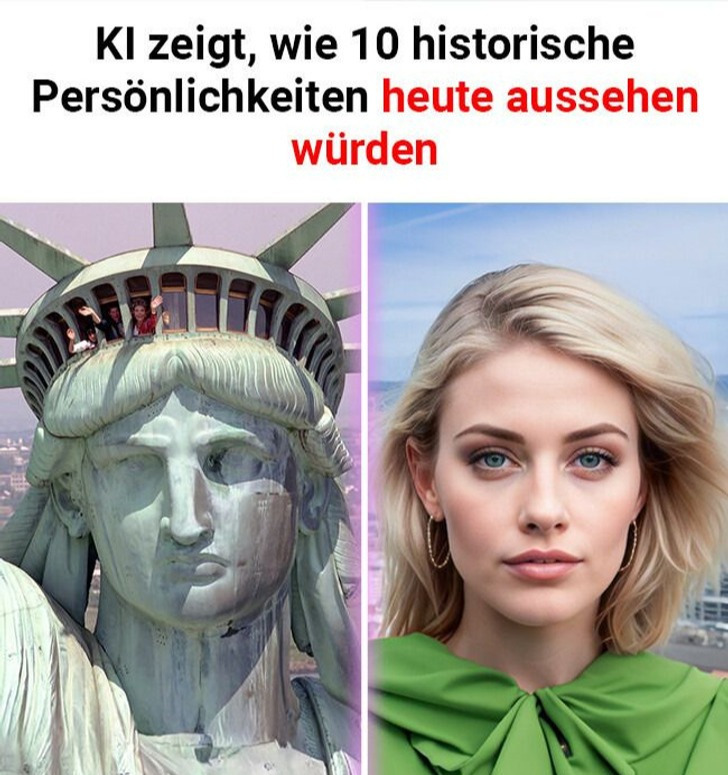 KI zeigt, wie 10 historische Persönlichkeiten heute aussehen würden