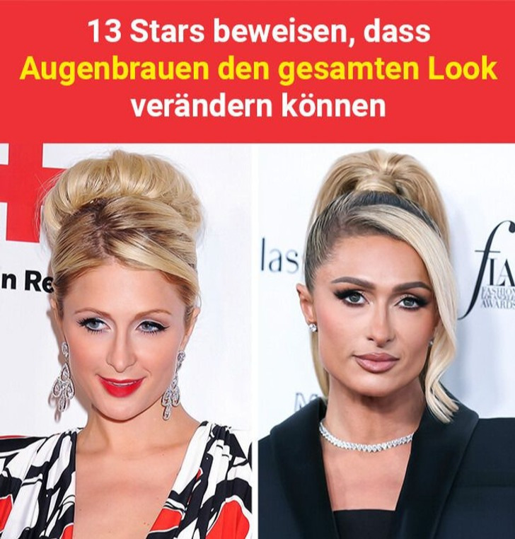 13 Stars beweisen, dass Augenbrauen den gesamten Look verändern können