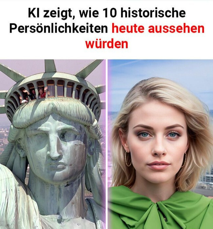 KI zeigt, wie 10 historische Persönlichkeiten heute aussehen würden